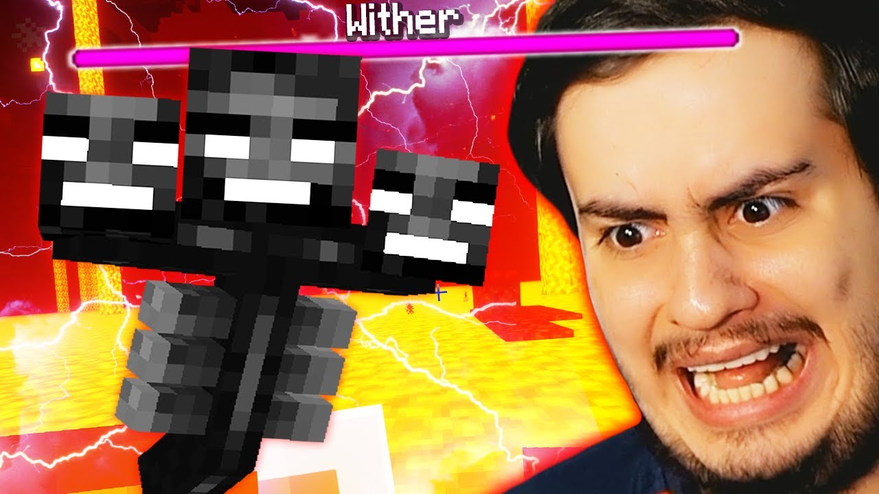 😰 برای اولین بار با سخت ترین باس ماینکرفت ویدر جنگیدم - Minecraft  #13