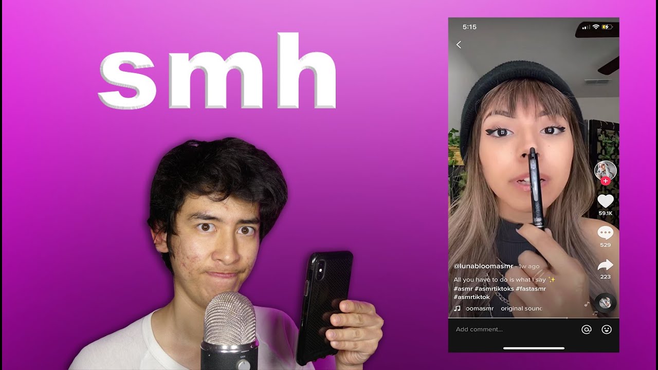 ASMRtist reacts to Tik Tok ASMR