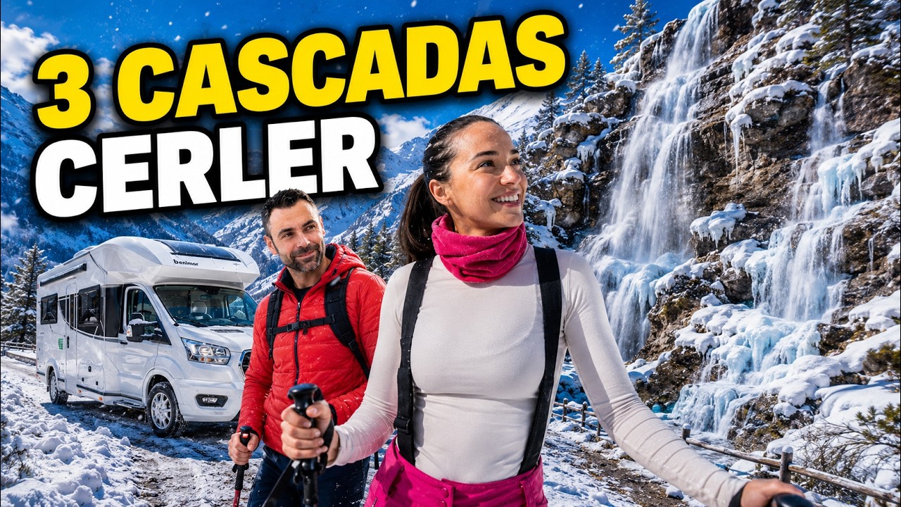 🐶❄️ Ruta TRES CASCADAS CERLER en AUTOCARAVANA