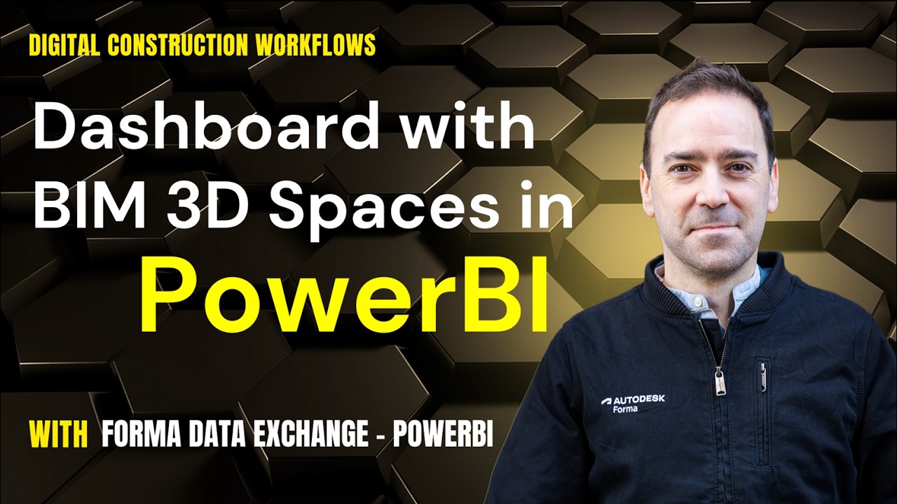 Building a Power BI Dashboard with BIM 3D Spaces using Autodesk Data Exchange