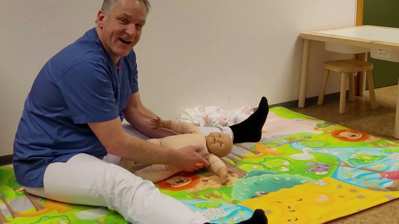 Stimulering i mageleie - babymassasje