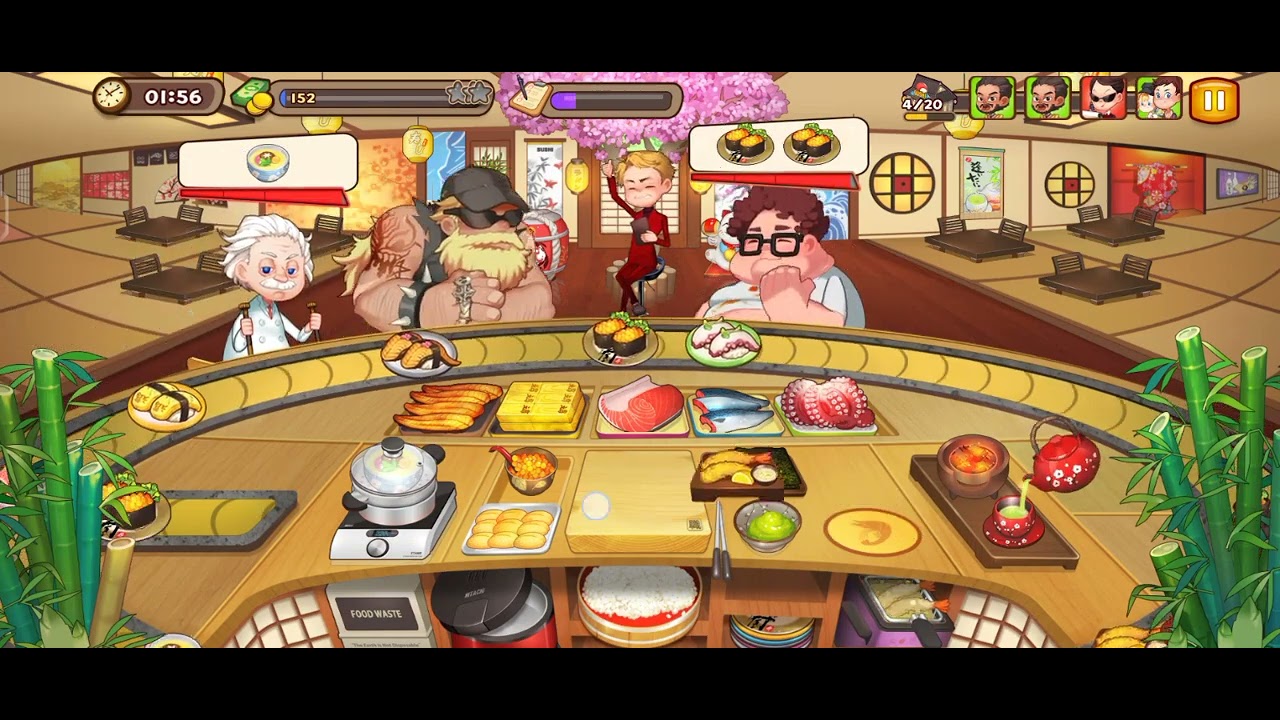 Cooking Adventure | Sushi Restaurant | Kids Game | Memorry Game