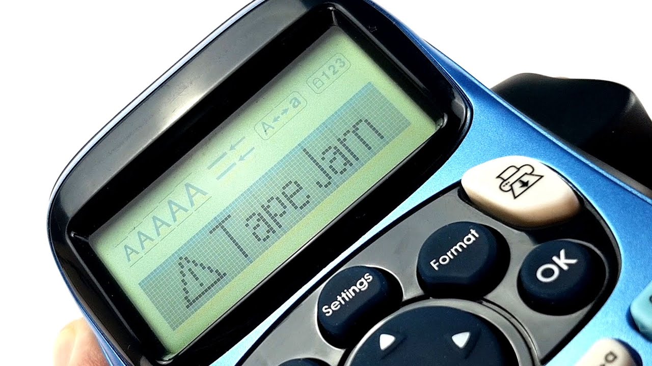 How to fix Tape Jam & Reset to default on Dymo LetraTag
