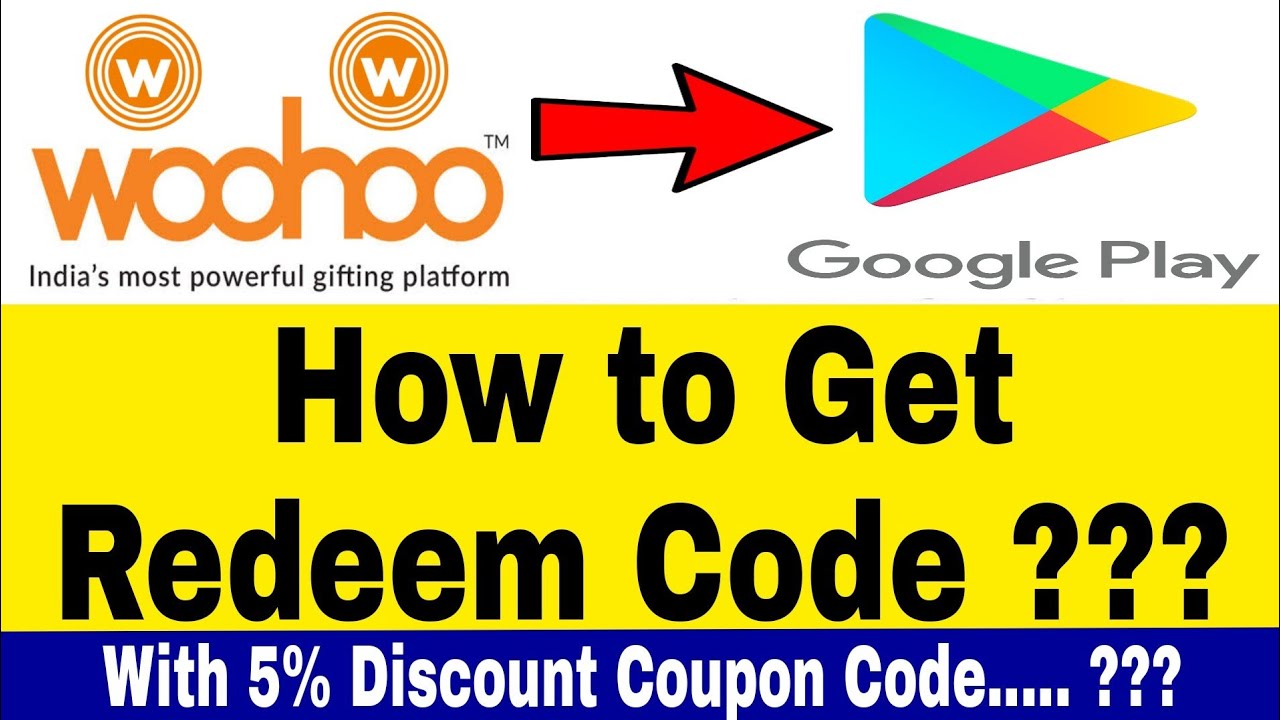 Как получить код погашения для Google Play Store из приложения Woohoo - Woohoo App se redeem code...