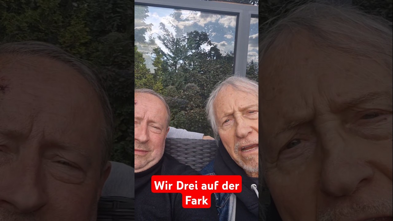 Wir 3 auf der Fark @reinerschoene-official #svenplate #Synchronsprecher