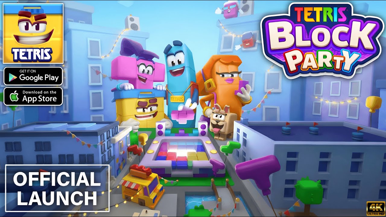 Tetris® Block Party Official Launch Gameplay walkthrough part 1 (Android/iOS)