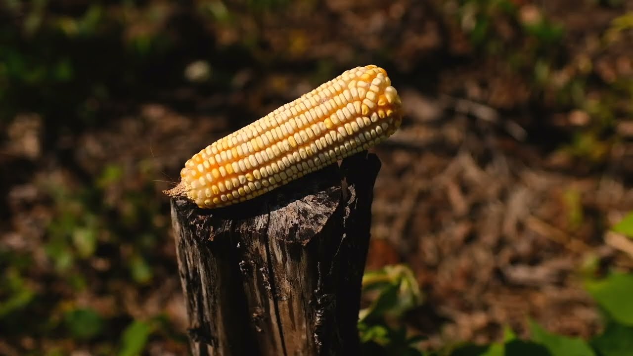 Corn harvest record at Don Julian's ranch in the Community of San Angel, Quintana Roo , Mexico.
