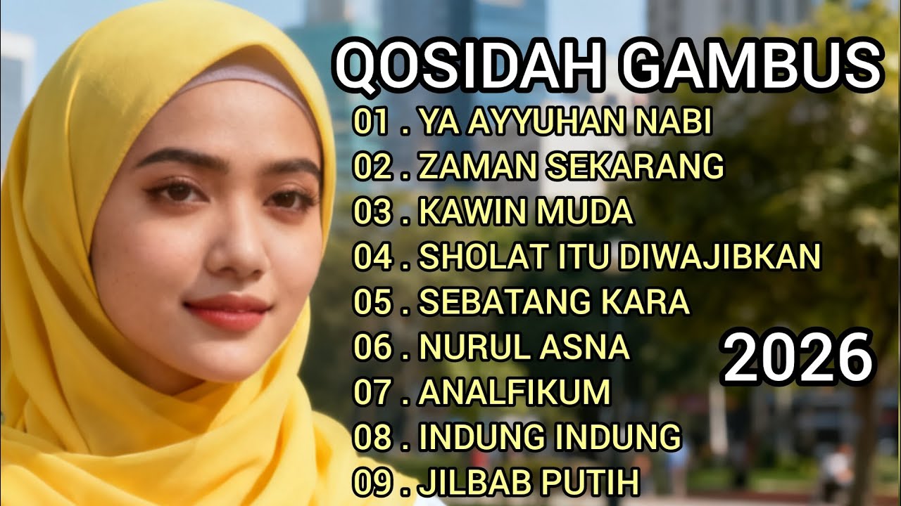 FULL ALBUM TERBAIK 2026 QOSIDAH GAMBUS PENYEJUK HATI PALING BANYAK DICARI ‼️