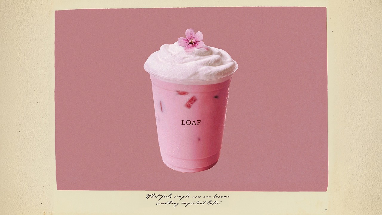 Iced Sakura Latte.