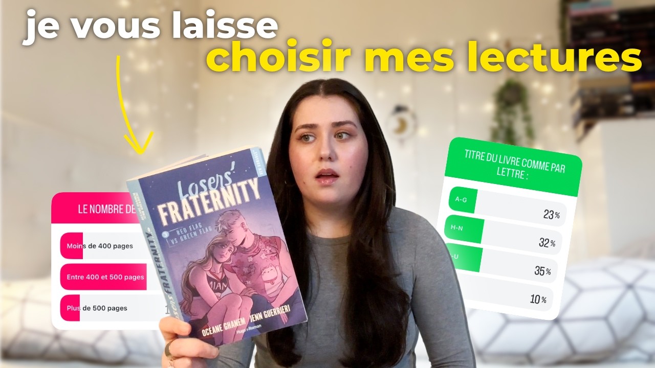 Mes abonnés choisissent TOUTES mes lectures 😨 (VLOG LECTURE)