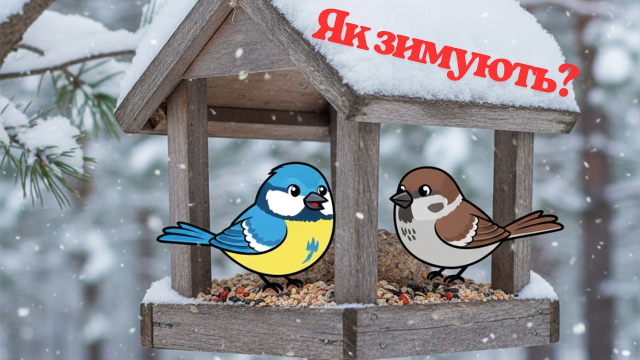Зимове життя пташок (частина 1)