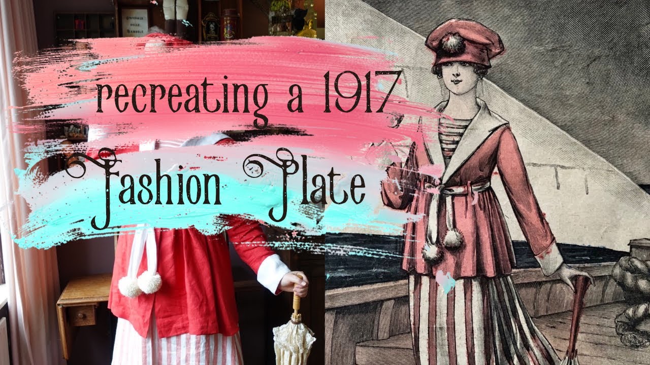 I Recreated a Fashion Plate and Became Super Mario from 1917 [CC]