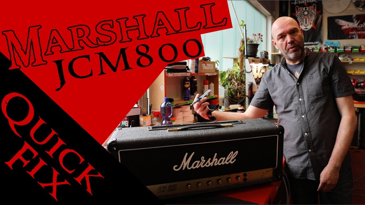 Quick Fix on the Road: Marshall JCM / JMP etc tube and fuse swap and useful tricks / troubleshooting