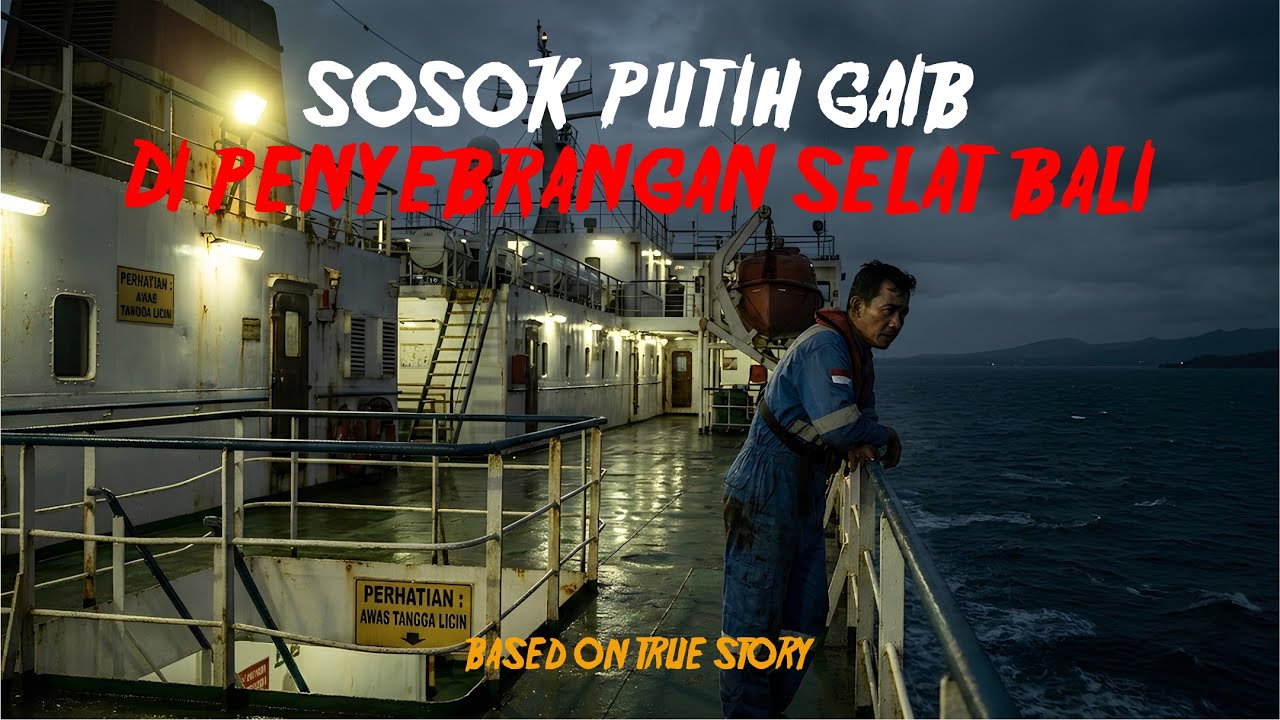 [Kisah Nyata] GAIB! Kesaksian Mas Fajar Lihat Sosok Putih Saat Penyeberangan Terakhir di Selat Bali!