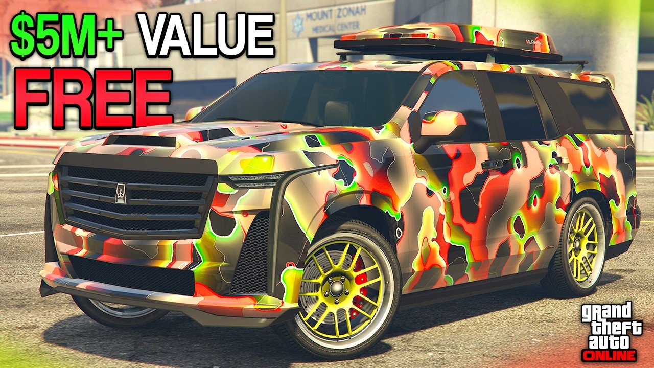 КАК ПОЛУЧИТЬ БЕСПЛАТНЫЕ АВТОМОБИЛИ НА СУММУ БОЛЕЕ 5 000 000 ДОЛЛАРОВ В GTA ONLINE! (Заберите бесп...