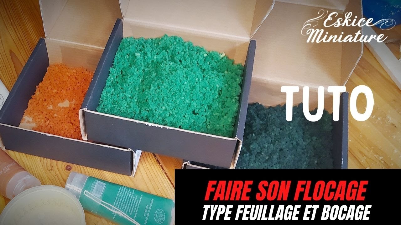 Faire son flocage type feuillage - TUTO