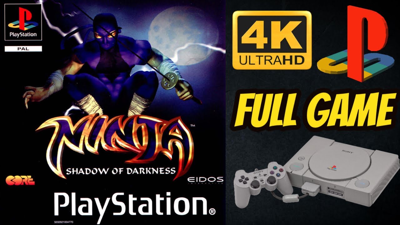 Ninja: Shadow of Darkness | PS1 | 4K60ᶠᵖˢ UHD🔴 | Longplay Walkthrough Playthrough Full Movie Game