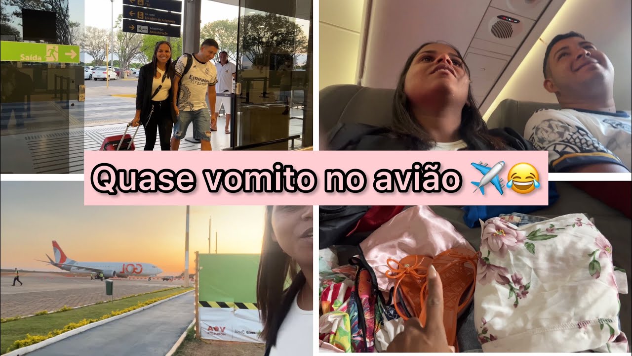 NOSSA PRIMEIRA VIAGEM DE AVIÃO / FIQUEI TENSA + CHEGAMOS EM RECIFE 💜