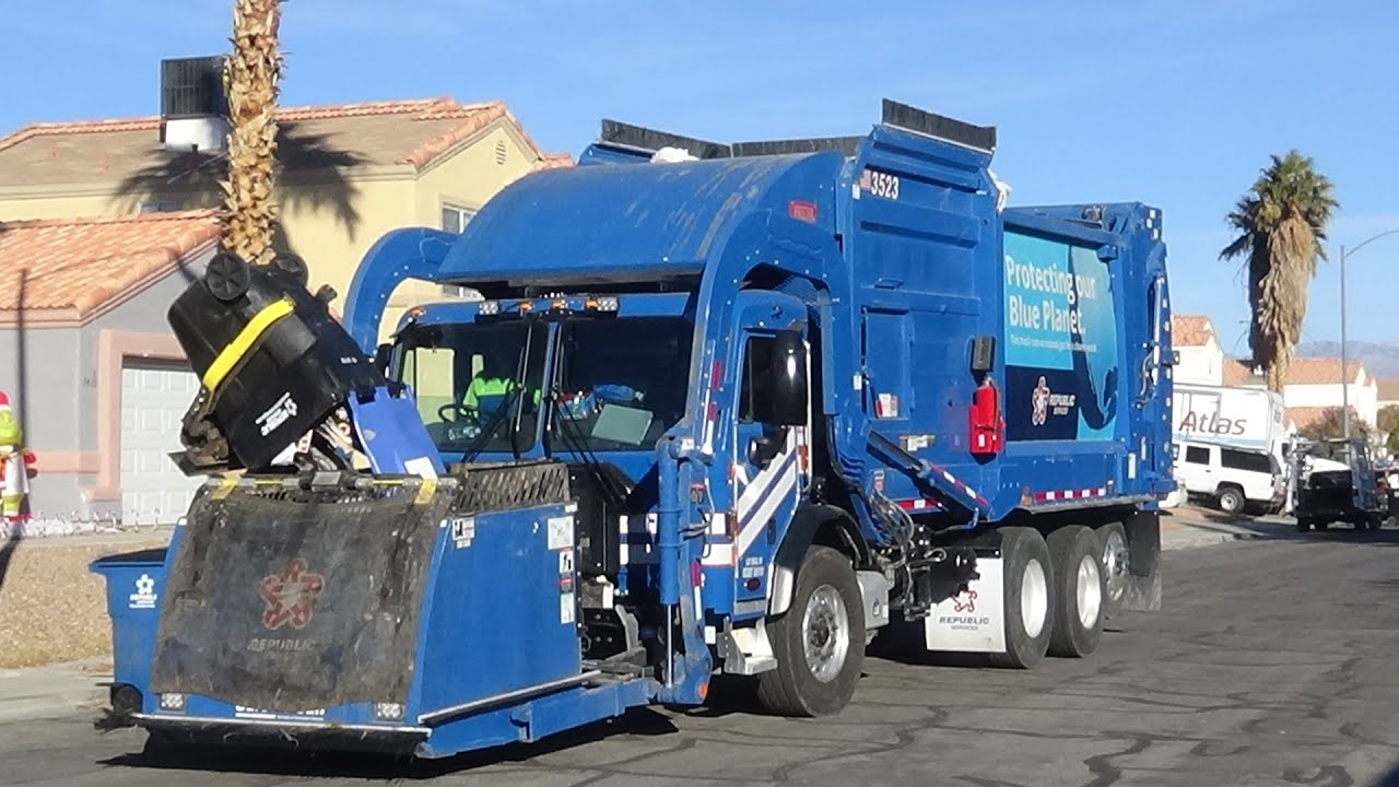 Republic Services Las Vegas- Brand New Curotto Can