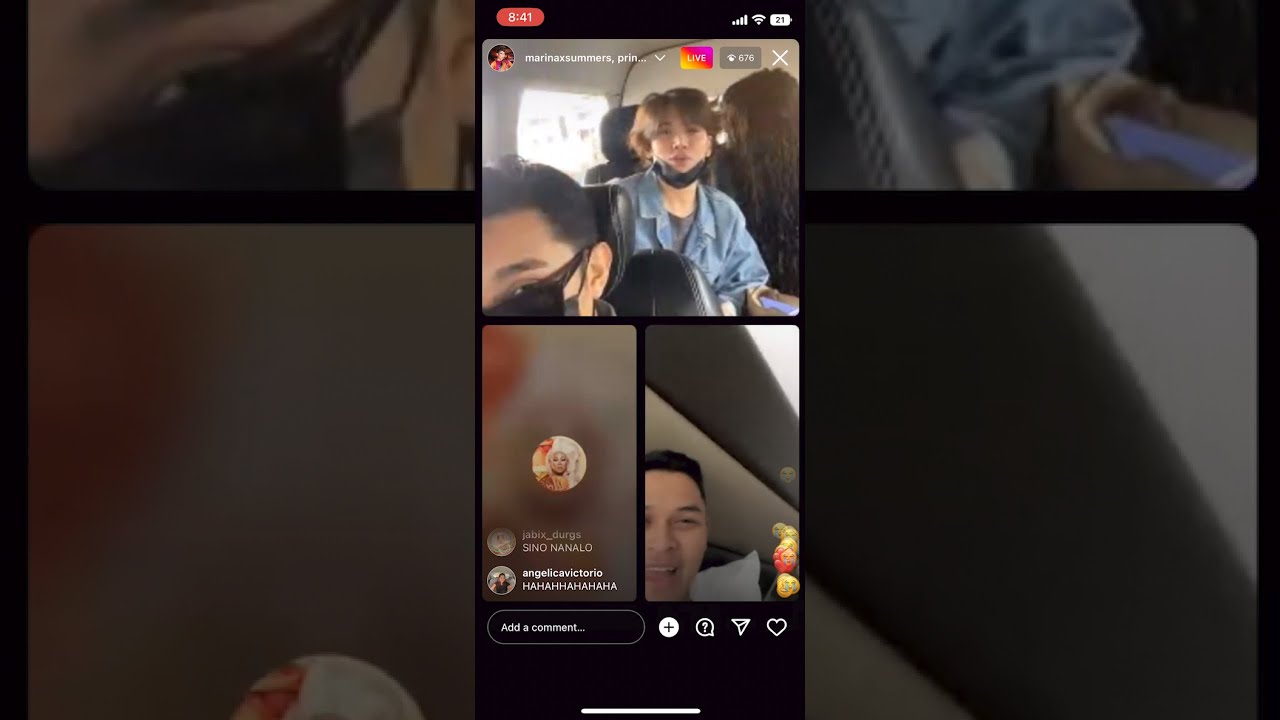 Marina Summers, Minty Fresh, Jiggly Caliente, Prince - Instagram Live - 12 October 2022