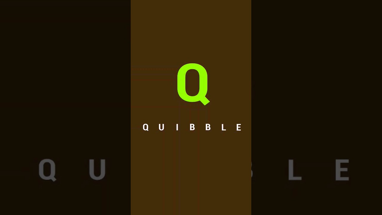 QUIBBLE | The Wordpecker Vocabulary Builder | Learn Easy #English Words | Spelling Meaning Sentence
