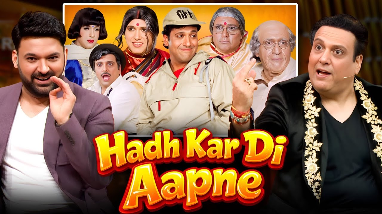 Govinda Played 6 Character Roles In  Hadh Kar Di Aapne Movie🤯 Comic Chameleon In Kapil Sharma Show!