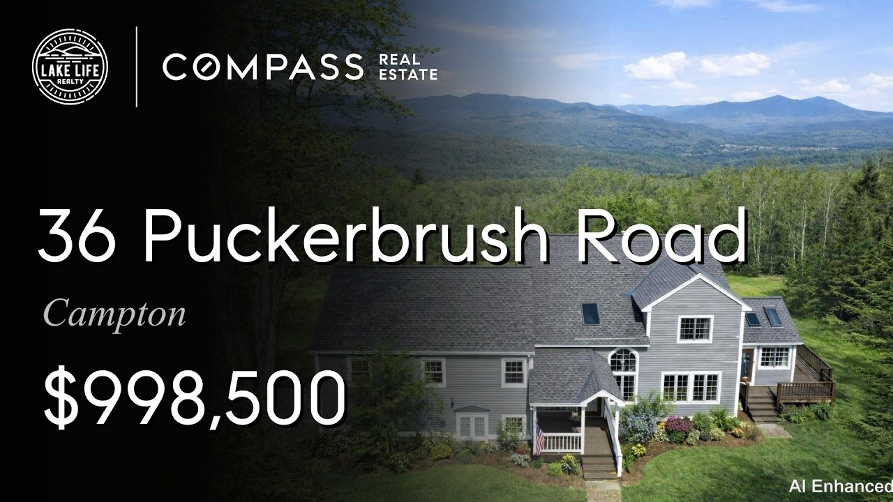 Campton NH Mountain View Estate | Private 3.49 Acre Retreat