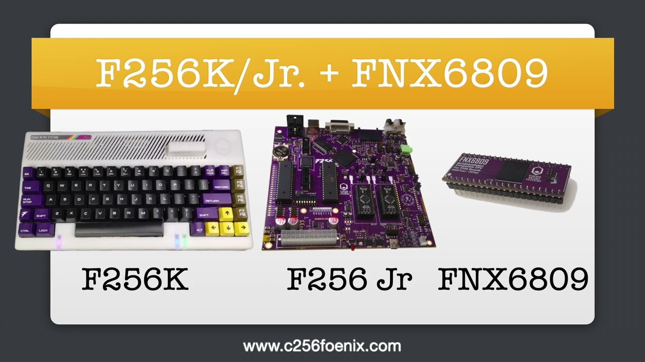 The Foenix F256 and the 6809 - Part 1: The Boot Environment