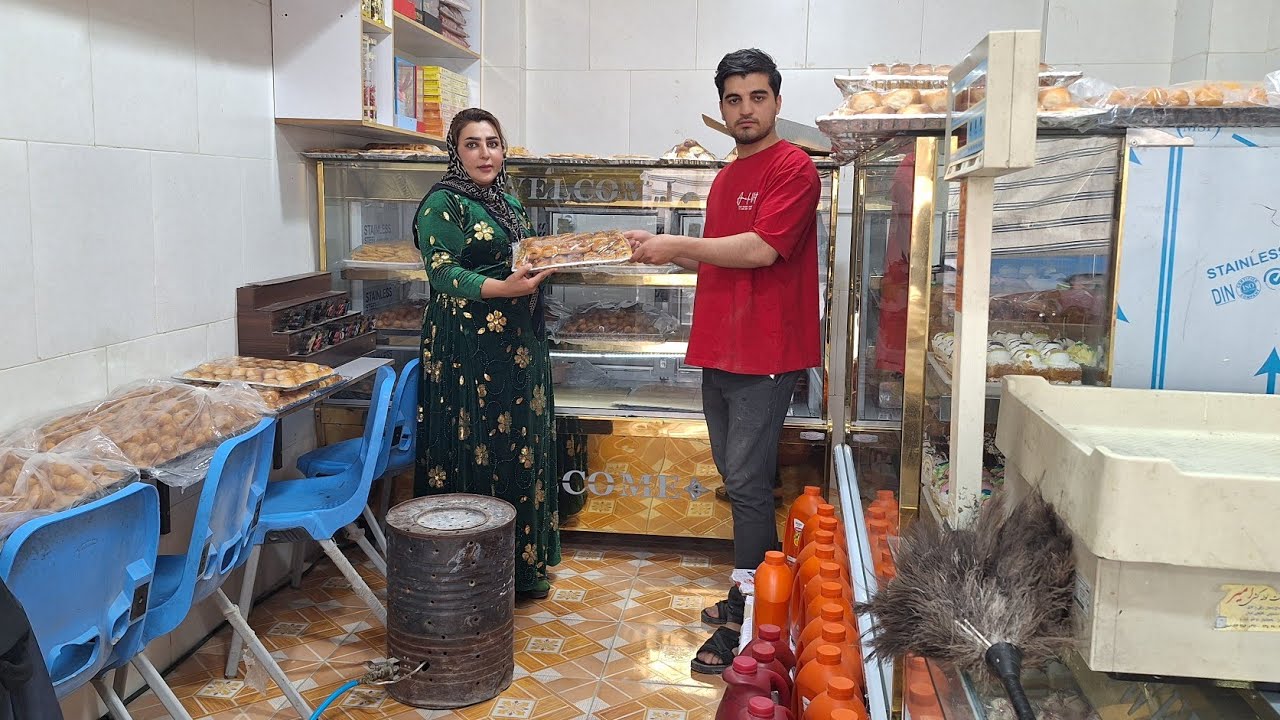 😭➡️😊 End of hard days; sweet news of Akram's new job at Shirinsara! 🧁🎉