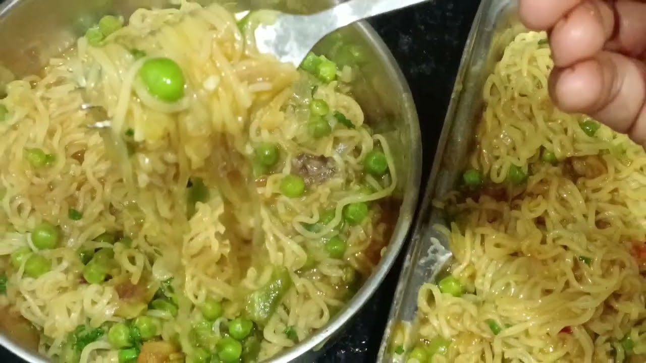 मैगी सब्जी के साथ || #maggie 
