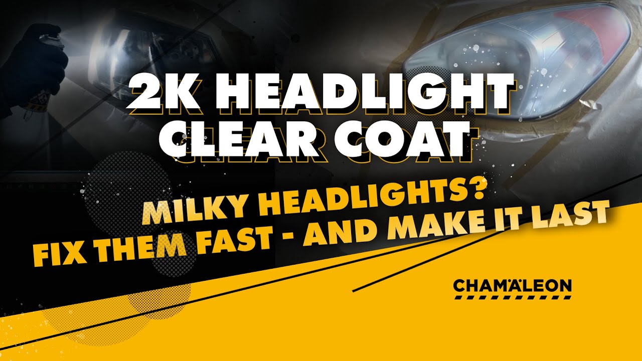2K Headlight Clear Coat - Pro Headlight Restoration & UV Protection