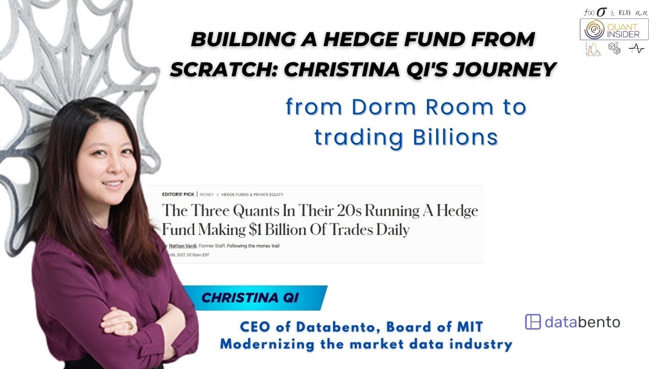 Building a Hedge Fund from Scratch: Christina Qi's Journey from Dorm Room to trading Billions