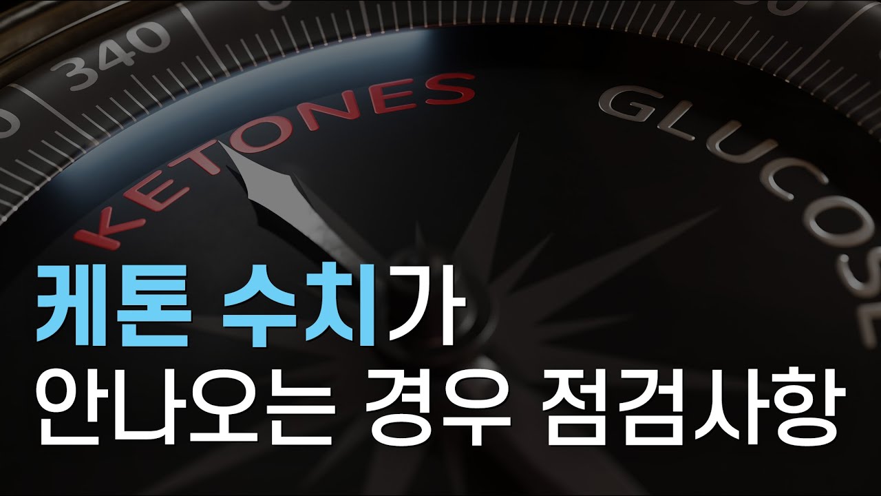 저탄고지를 철저하게 해도 케톤 수치가 낮은 이유