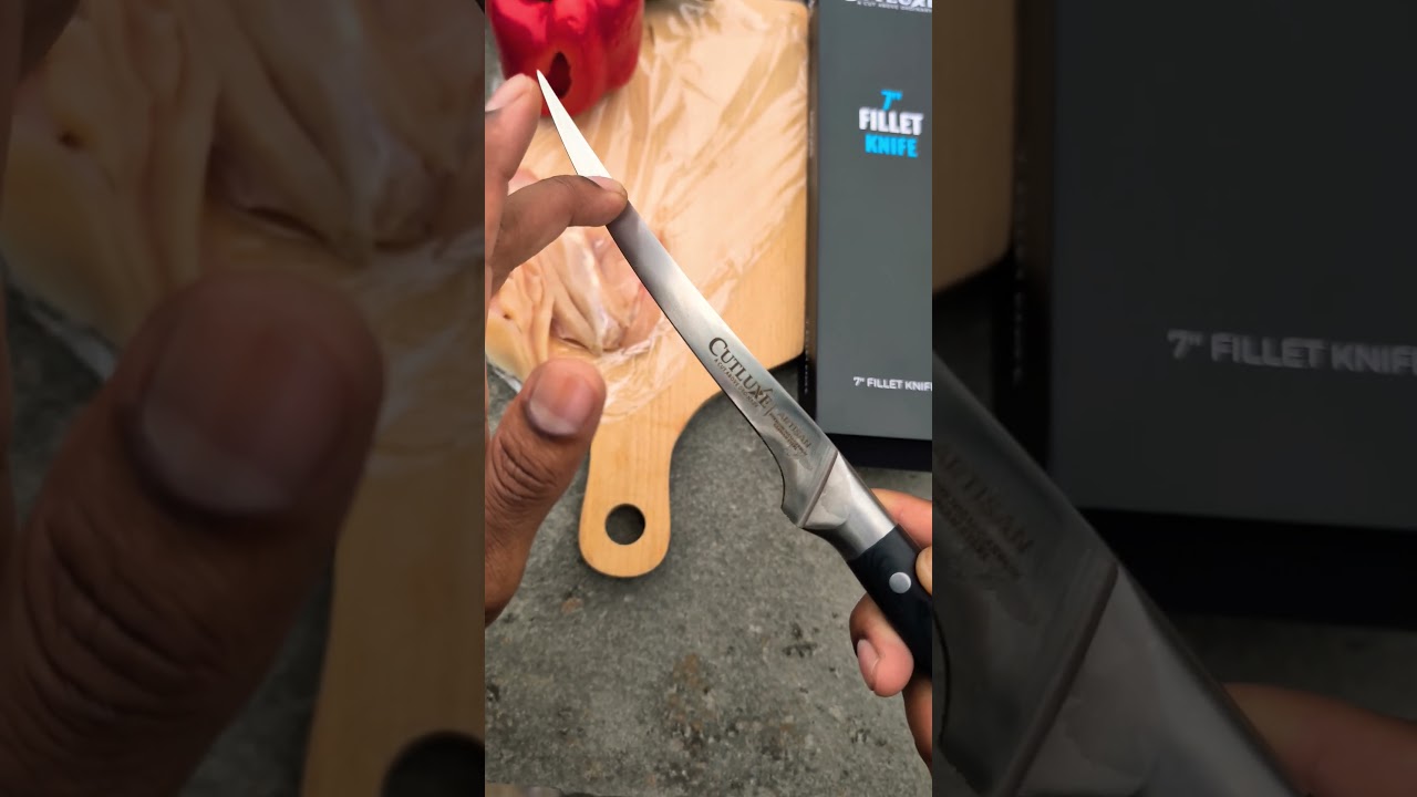 Лучший филейный нож для мяса и рыбы "Лучший бюджетный" Cutluxe из высокоуглеродистой немецкой ста...