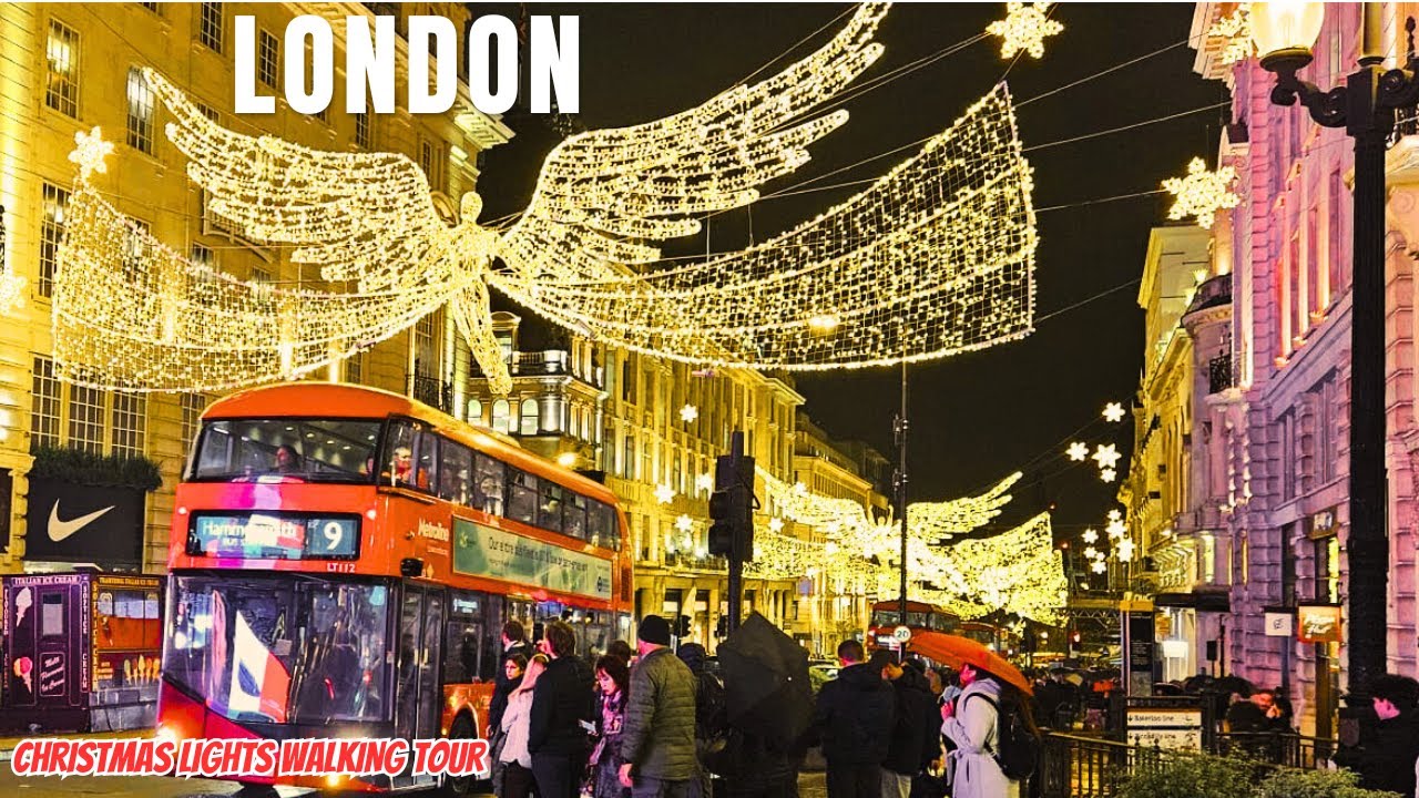 London's Most Stunning Christmas Displays 2025 | Regent Street Spirit of Christmas Walking Tour 4K