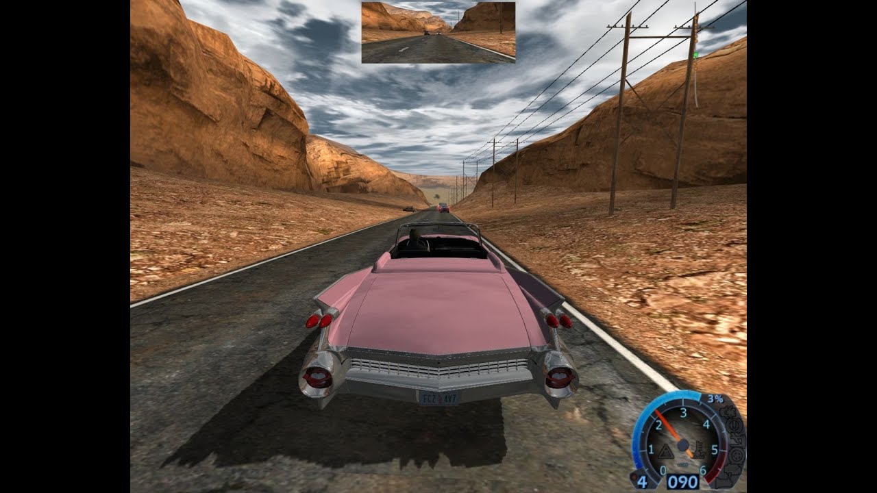 Cadillac Eldorado Biarritz 1959 cruise on Route 66 (Links) - WR2