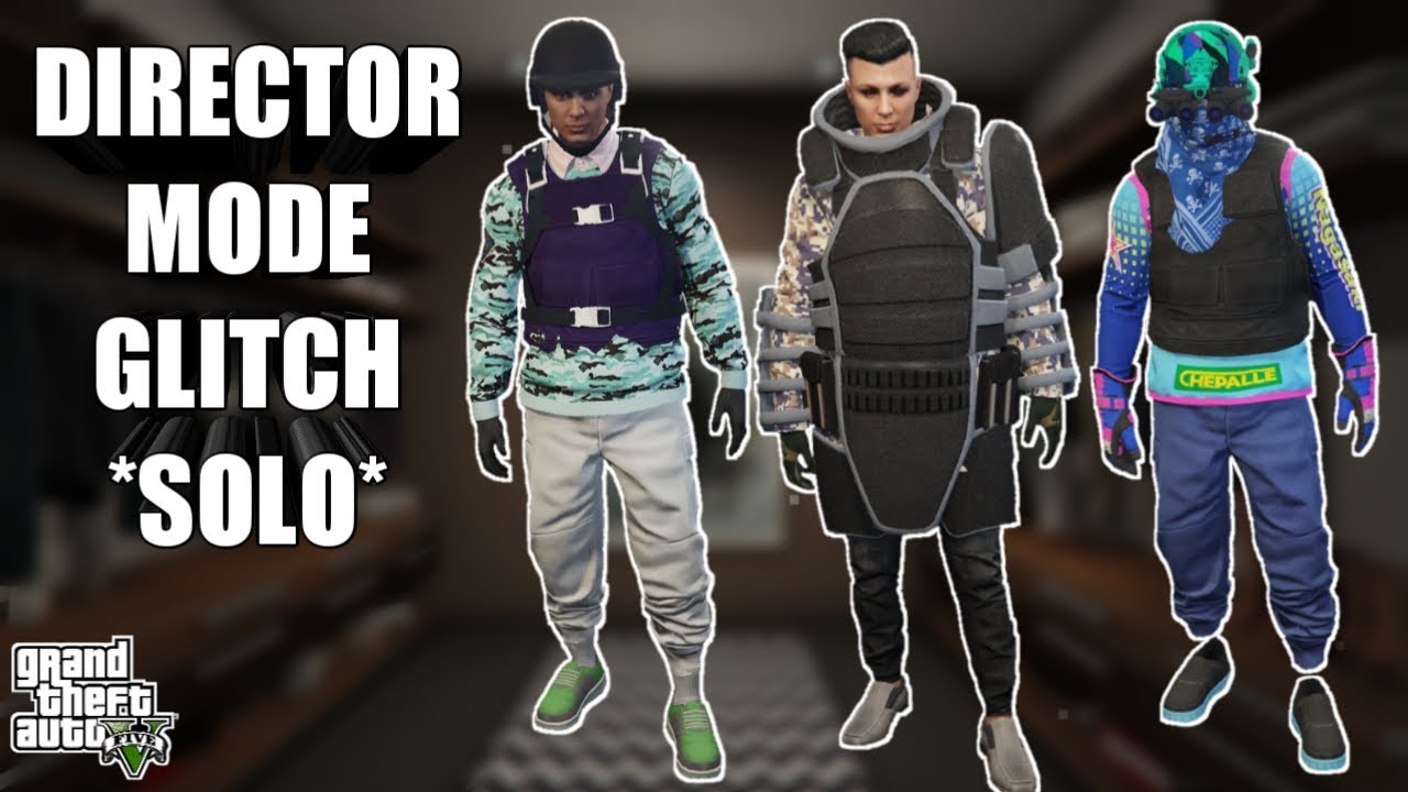 DIRECTOR MODE GLITCH *SOLO* - GTA 5 ONLINE