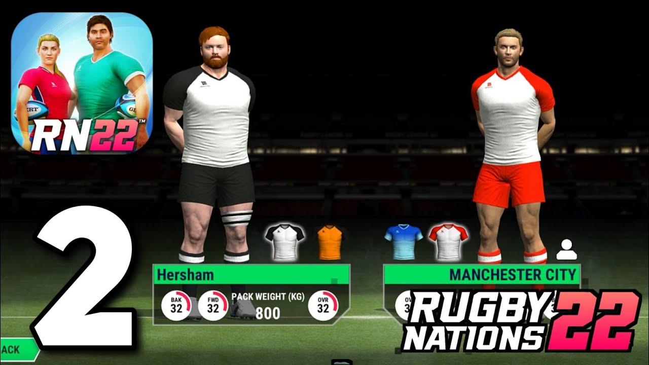 Rugby Nations 22 - Gameplay Walkthrough Part 2 - League (Android, iOS)