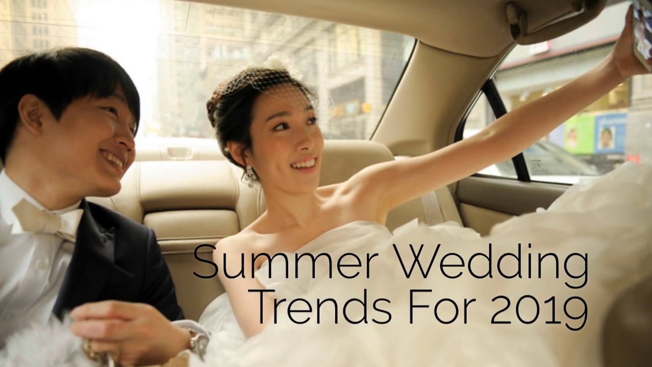 3 Summer Wedding Trends for 2019