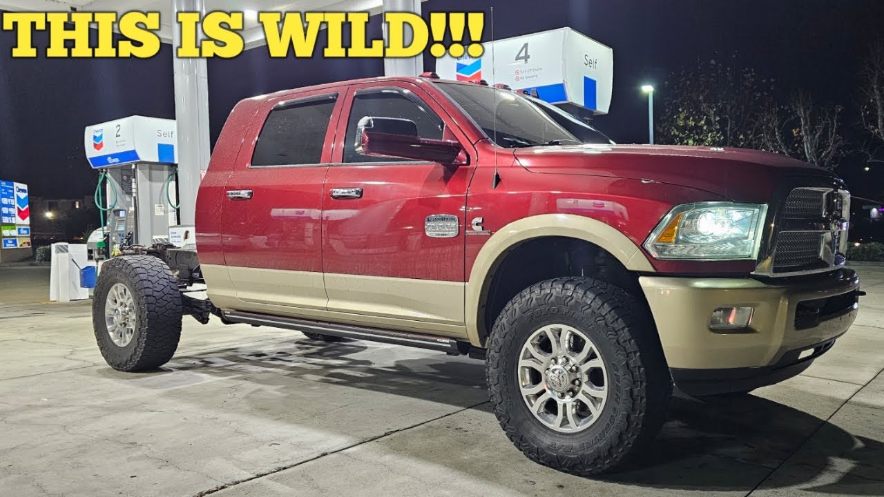 Переделка моего Ram 3500 Dually под односкатную заднюю ось. Часть 1.