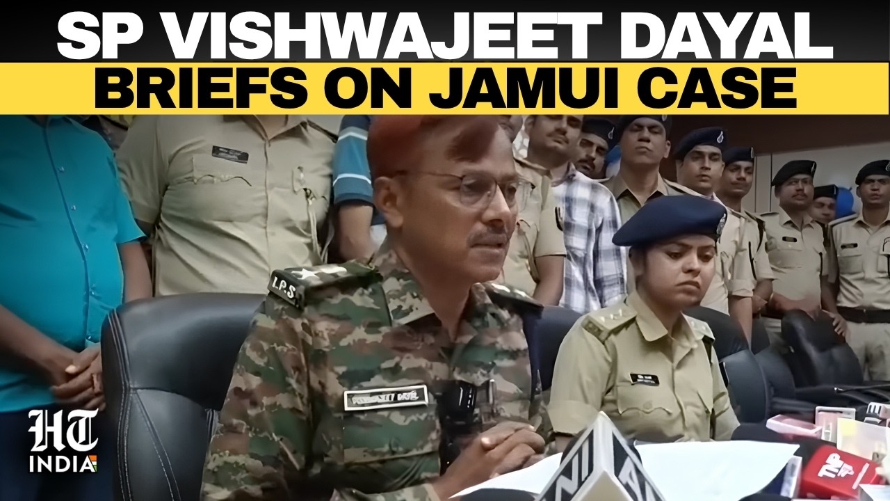 LIVE: SP Vishwajeet Dayal Briefs Press on Jamui Harassment Case