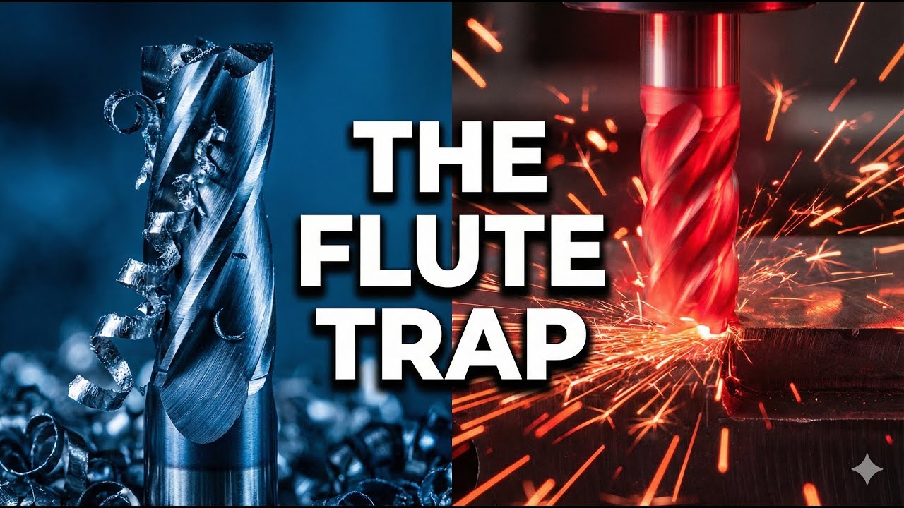 The Flute Count TRAP: Stop Breaking End Mills! ⚠️