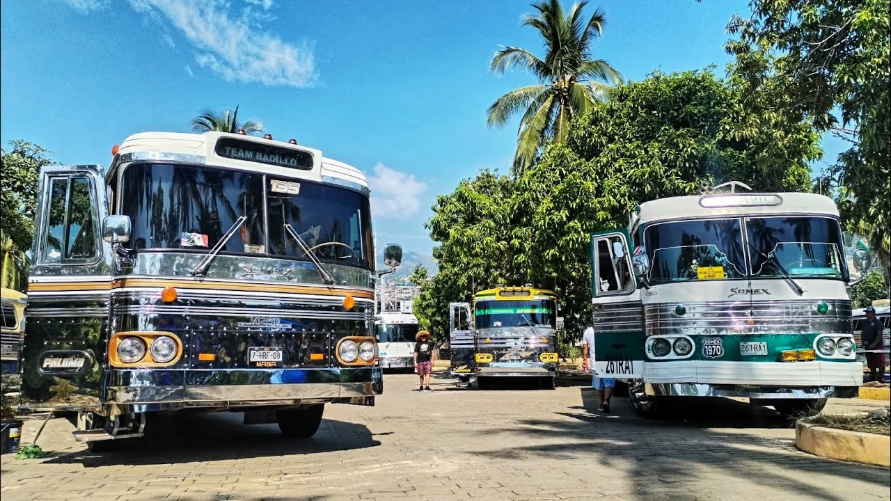 Bonitos autobuses Cl&aacute;sicos en Acapulco