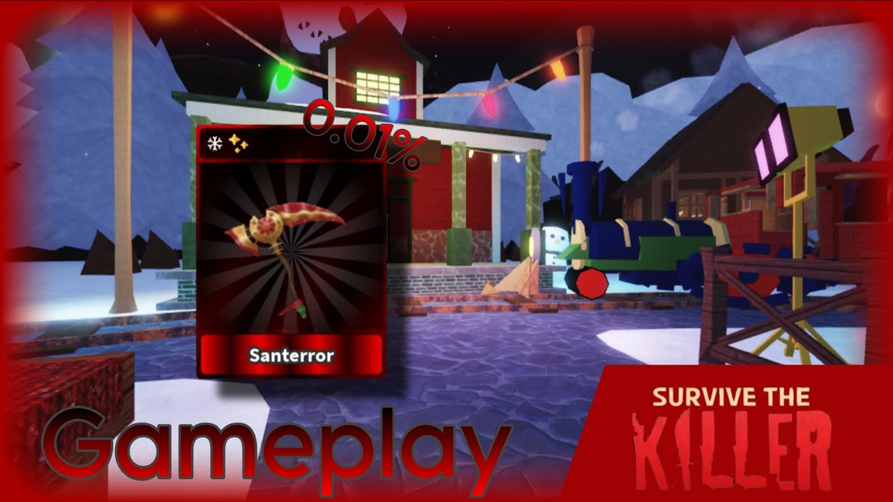 Santerror 0.01% Gameplay 🔪❄️ ( Survive the Killer 😈 )
