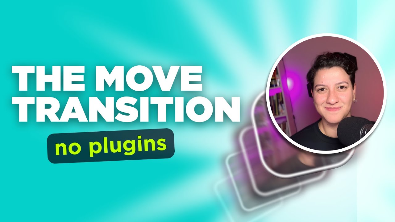 Move Transition for Streamers - No Set Up!