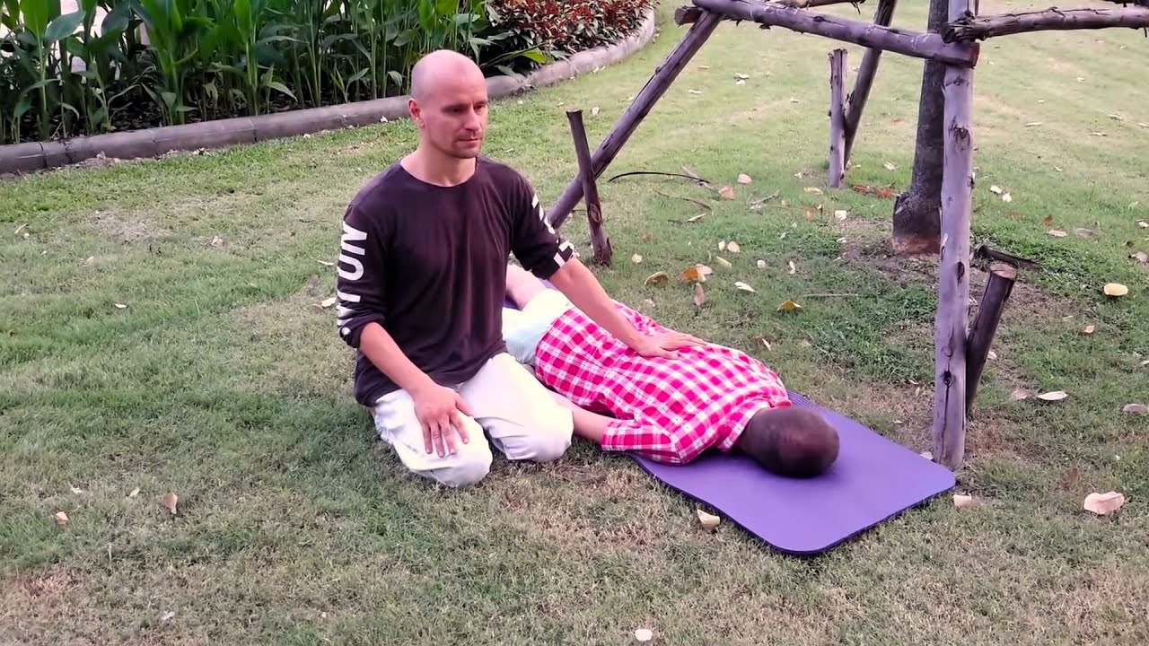 Back walking massage