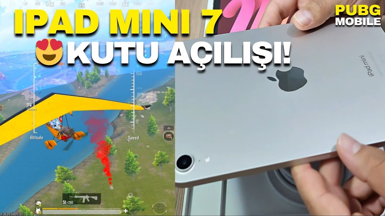Minik CANAVAR😍iPad Mini 7 Kutu Açılışı ve PUBG Mobile Testi! iPad Mini 7 2025'te Alınır mı, Kaç Fps?