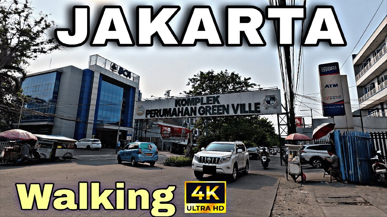 SUASANA KAWASAN GREENVILLE JAKARTA BARAT | WALKING TOUR 4K