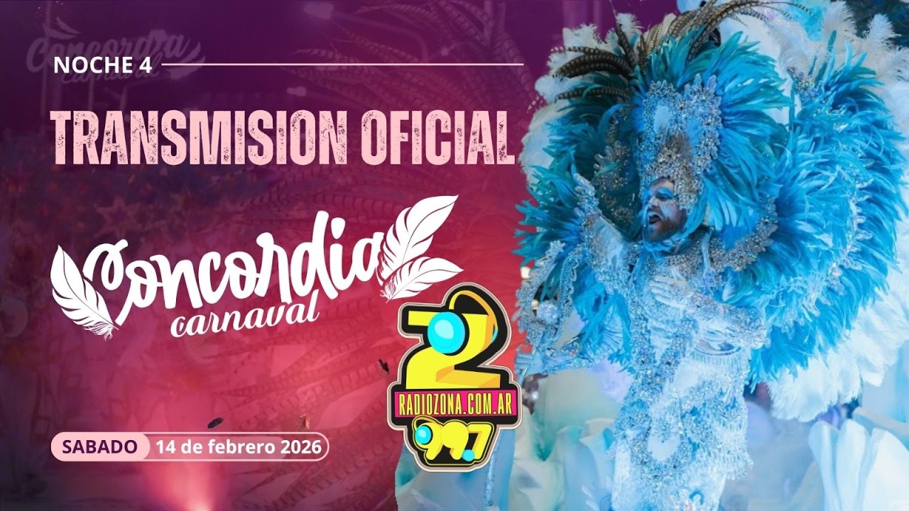 🔴 EN VIVO - CARNAVAL DE CONCORDIA - TRANSMISION OFICIAL - NOCHE 4