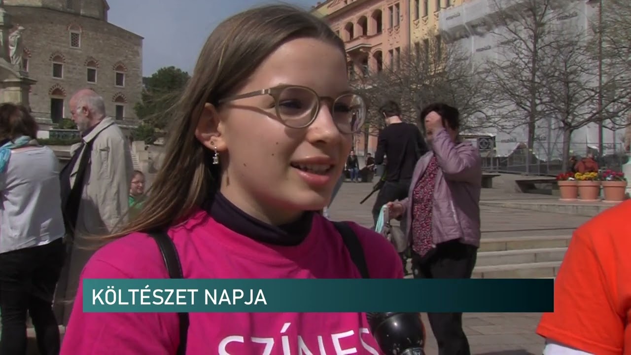 Saját költeményeiket adták elő a gyerekek - Verselés Pécsett a költészet napján